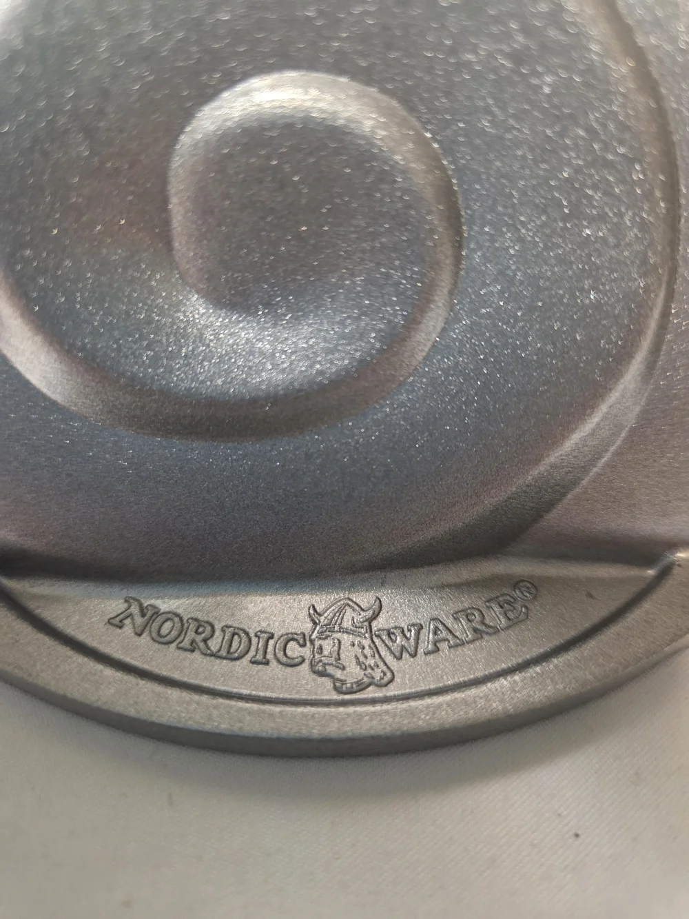 Nordic Ware Silver Holly Yule Log Cake Pan